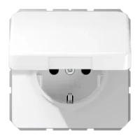 Jung SCHUKO-Steckdose 16A 250V Klappdeckel CD 1520 BFKIKL WW