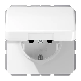 Jung Jung SCHUKO-Steckdose 16A 250V Klappdeckel CD 1520 BFKIKL WW