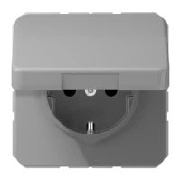 Jung SCHUKO-Steckdose 16A 250V Klappdeckel CD 1520 BFKIKL GR