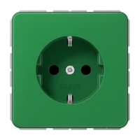 Jung SCHUKO-Steckdose 16A 250V mit Berührungsschutz CD 1520 BFKI GN