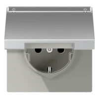 Jung SCHUKO-Steckdose 16A 250V Klappdeckel AL 1520 NAKL