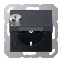 Jung SCHUKO-Steckdose 16A 250V Klappdeckel A 1520 BFKLSL ANM