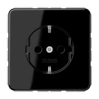 Jung SCHUKO-Steckdose schwarz CD 1520 SW