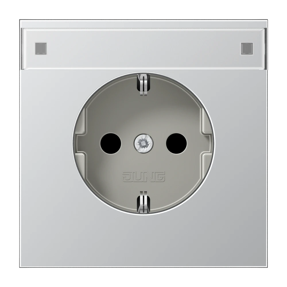 Jung Jung SCHUKO-Steckdose aluminium AL1520 KI NA