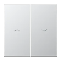 Jung Wippe 2-f geprägtes Symbol Jalousie aluminium AL 2995 PP