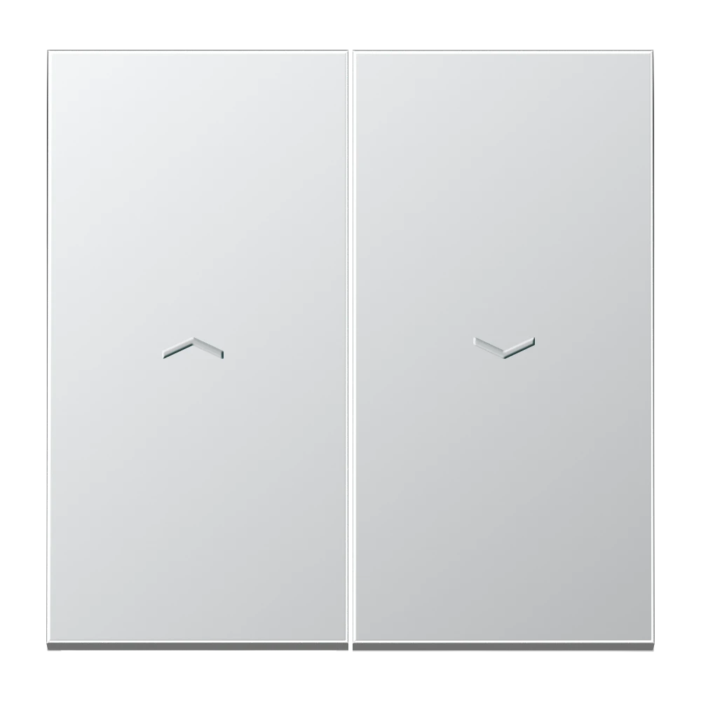 Jung Jung Wippe 2-f geprägtes Symbol Jalousie aluminium AL 2995 PP