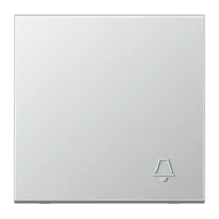 Jung Wippe geprägtes Symbol Klingel aluminium AL 2990 KP