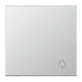 Jung Jung Wippe geprägtes Symbol Klingel aluminium AL 2990 KP