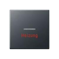 Jung Wippe Heizung Notschalter anthrazit matt A 590 BF H ANM