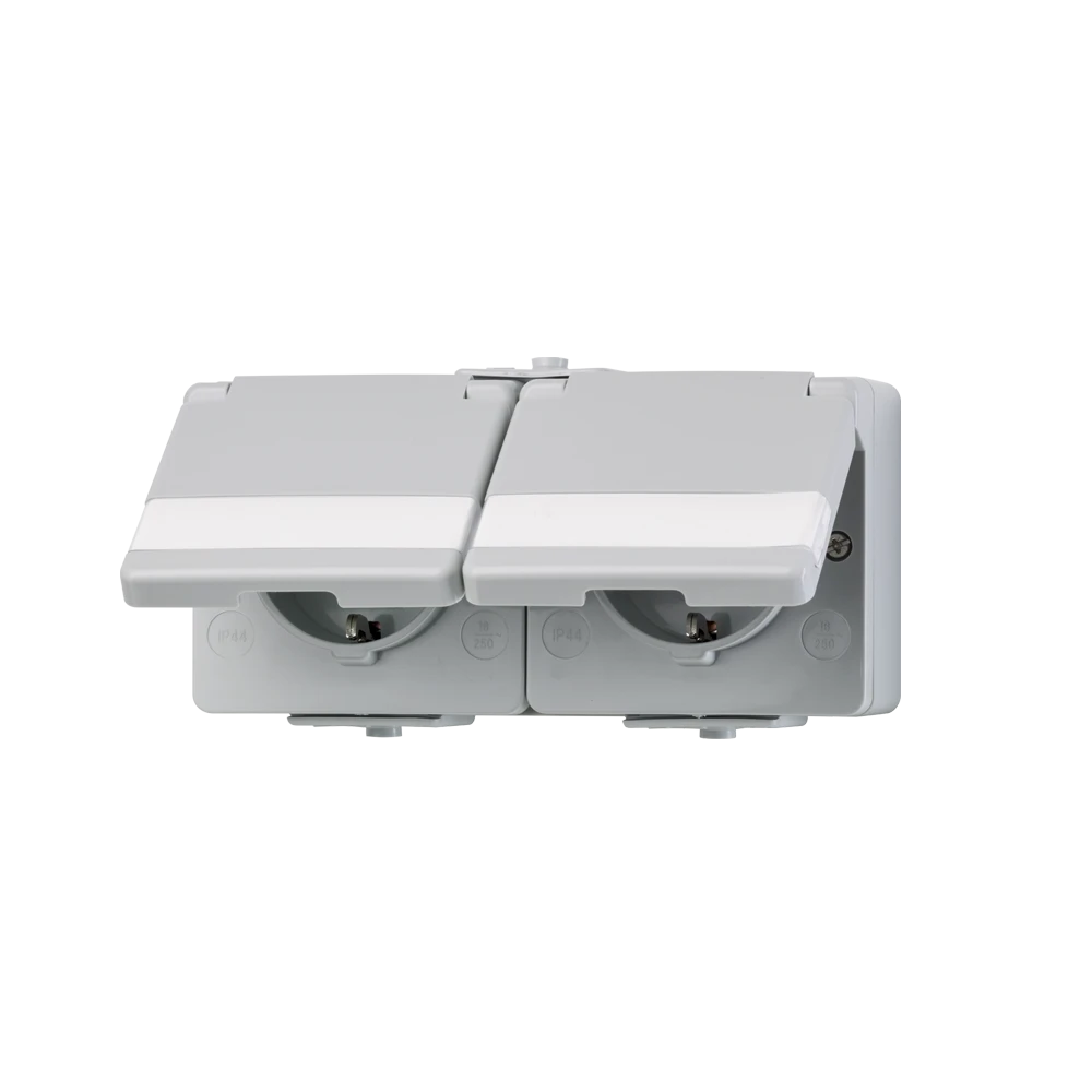 Jung Jung SCHUKO-Steckdose 2-fach 16A 250V 622 NAWW