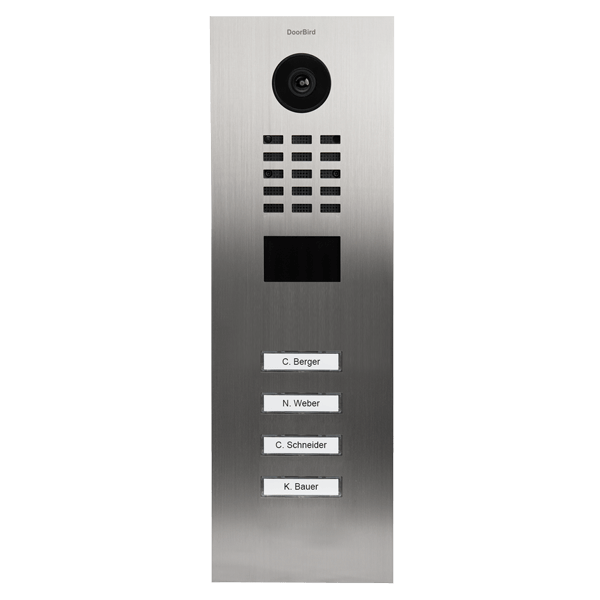 Doorbird DoorBird D2104V IP Video Türsprechanlage – Edelstahl V4A