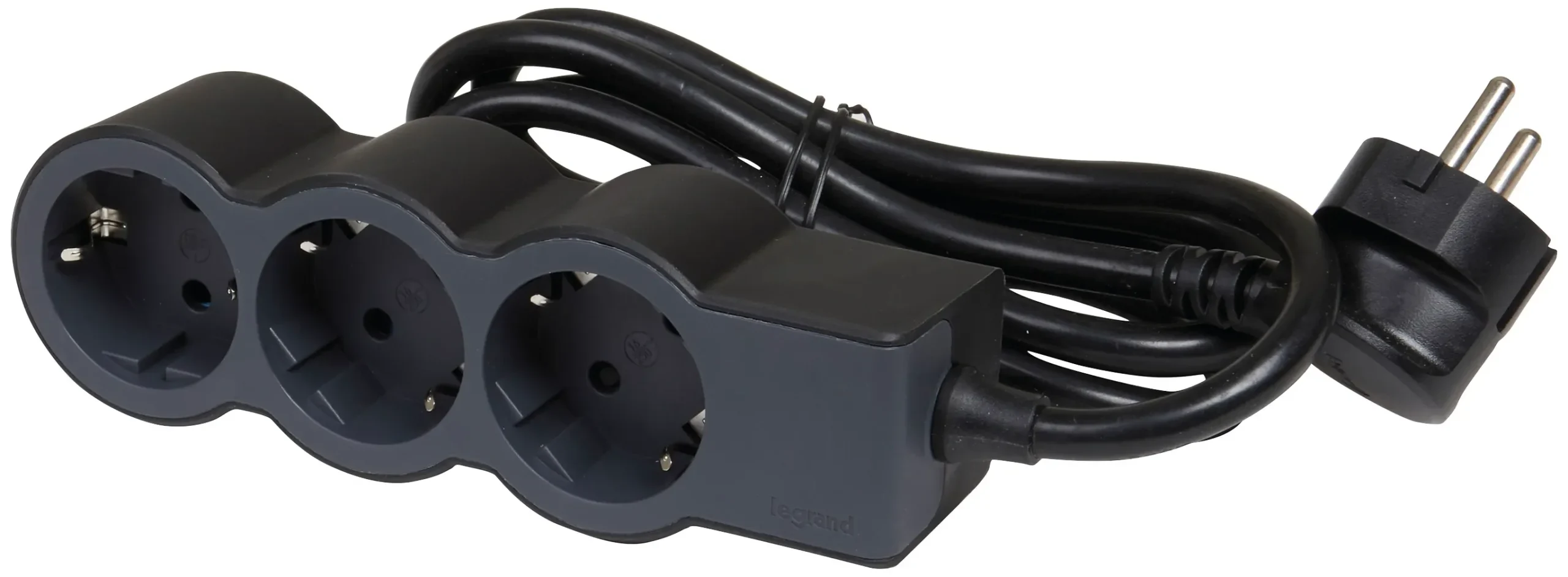 Legrand Legrand 694550 Flache Steckdosenleiste 3xSDO 1,5m Kabel schwarz