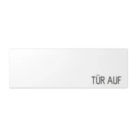 Jung Wippe TÜR AUF alpinweiß lackiert 70x212,4mm waagerech ES 2993 DH WW