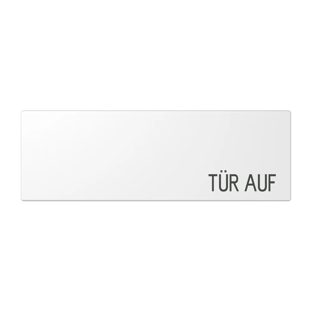 Jung Jung Wippe TÜR AUF alpinweiß lackiert 70x212,4mm waagerech ES 2993 DH WW