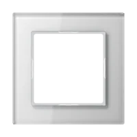 Jung Glasrahmen 1-fach alpinweiß waage/senkrecht AC 581 GL WW