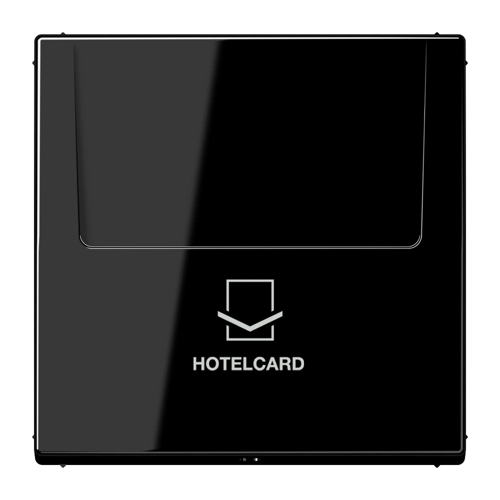 Jung Jung Hotelcard-Schalter schwarz ohne Taster-Einsatz LS 590 CARD SW