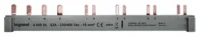 Legrand 404984 Stiftkammschiene Kombi 12TE 16qmm 3-phasig+N f.1FI 4-polig 4AFDD+LS
