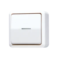 Jung Wipp-Kontrollschalter universal Aus-Wechsel 606 KO5 A WW