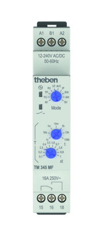 Theben TM 345 MF Elektronisches Zeitrelais m.10 Betriebsarten 3450733