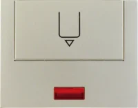 Berker Hotelcard-Schalteraufsatz Edelstahl, mit Aufdruck 16417104
