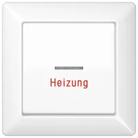 Jung Abdeckung Heiz/Nots alpinweiß für Schalter AS 590 H WW
