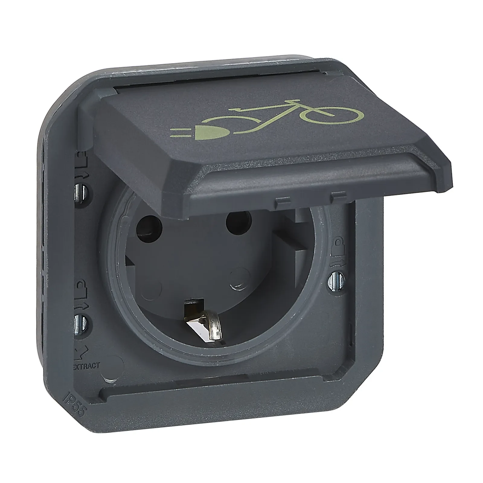 Legrand 069886L Plexo New Einsatz Schutzkontakt-Steckdose Fahrrad