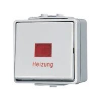 Jung Heizung Notschalter Univ Aus-Wechsel 606 HW