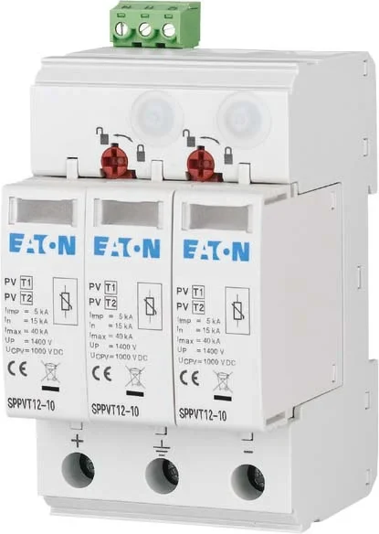 Eaton (Installation) Überspannungsableiter steckbar, 600VDC SPPVT12-06-2+PE-AX