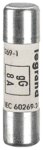 Legrand 013308 Zylindersicherung gG 8A 10x38 trägflink 500VAC 100kA ohne Kennm.