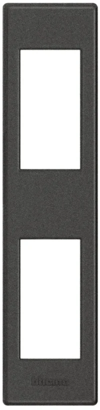 BTicino LND4812AR LivingLight Einbaurahmen 1+1M Anthrazit