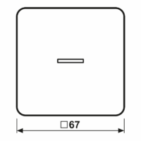 Jung KNX RF Taster 1-fach Aluminium eloxiert CD 10911 ST RF PT