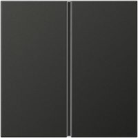 Jung AL2401TSAAN Tastensatz 1fach kpl LS/FD-design Aluminium anthrazit