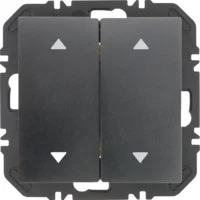 Berker Modul Wippe 2-fach Aufdr B.x anthazit 24128206