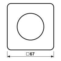 Jung Abdeckung mit Drehknopf Duroplast, Serie CD CD 1740 GR
