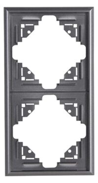 Kopp 309215013 MALTA-Profi-Pack:5x Abdeckrahmen 2-fach Farbe:anthrazit