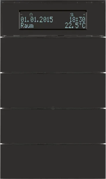 Berker Berker Tastsensor 4-fach Glas schwarz 75664592