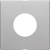 Berker Zentralstück alu/lackiert Drucktas+LichtsigE10 11246084