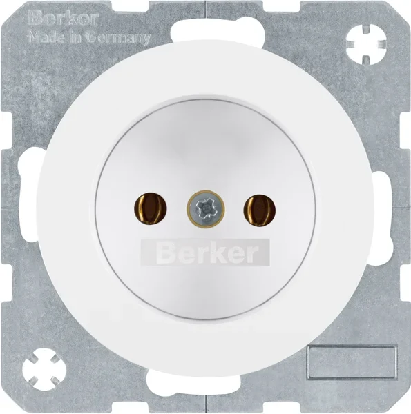 Berker Berker Steckdose pows/gl ohne Schutzkontakt 6167032089