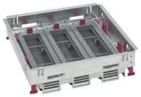 Legrand 088022 Gerätebox mit Teppichrand 24Module horizontal