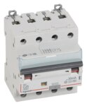 Legrand 411246 DX3 Fi/LS-Schalter C 25A 4-polig 6kA 30mA Typ F 400VAC 4TE