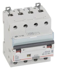 Legrand 411246 DX3 Fi/LS-Schalter C 25A 4-polig 6kA 30mA Typ F 400VAC 4TE