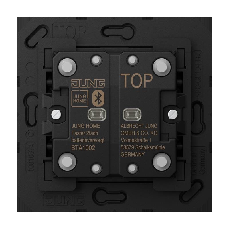 Jung Jung BTA1002 JUNG HOME Taster 2-fach batterieversorgt