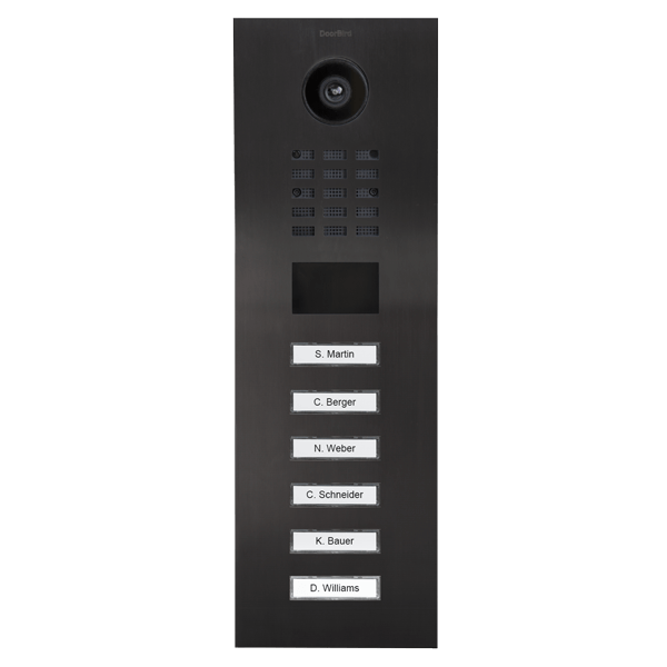 DoorBird D2106V IP Video Türsprechanlage – Titan-Optik (PVD)