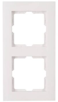 Kopp 402629067 Abdeckrahmen 2-fach Athenis reinweiß