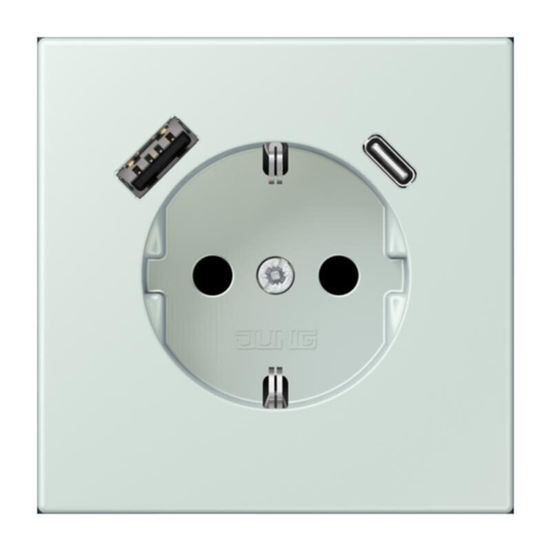 Jung Jung LC1520-15CA215 SCHUKO-Steckdose mit USB Typ AC LC32034