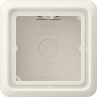 Jung AP-Kappe 1-fach ws angeformter Rahmen CD 581 A W