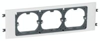Legrand 010933 DLPe Schnapprahmen für Schalter 3-fach 85mm