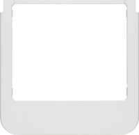 Berker Rahmen abgerundet aluminium 13196084