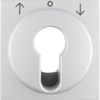 Berker Zentralstück aluminium matt für Jalousie-sch.-tas. 15061404