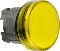 Schneider ZB4BV083 Leuchtmelder rund gelb Kalotte glatt nur für LED D22mm